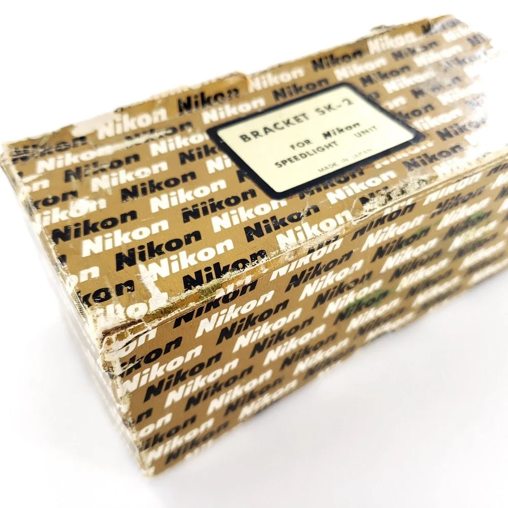 Vintage Original Nikon SK-2 Speedlight Flash Bracket w/ Box OEM Made In Japan